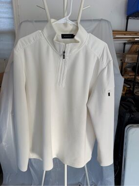 Bugatchi Men's Half-Zip Pullover Sweater